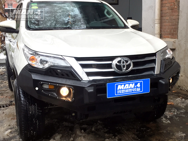 Front Offroad Toyota Bull Bar Powder Coating For Fortuner 2016