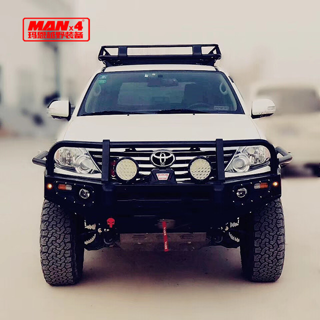 steel Front4x4 bumper offroad bull bar For toyota fortuner 2006